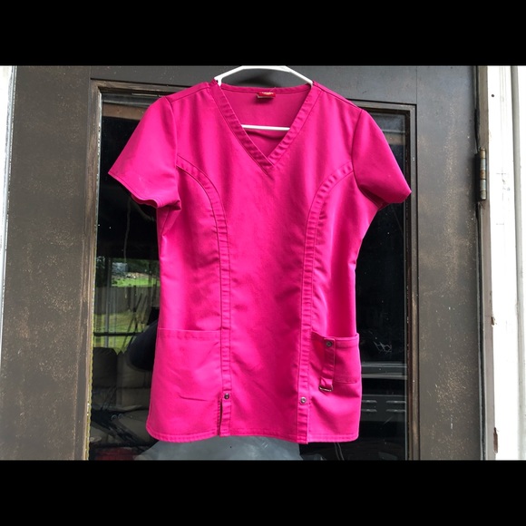 Dickies Women’s Pink Scrub Uniform Size XS/XCH/TP - Picture 7 of 14